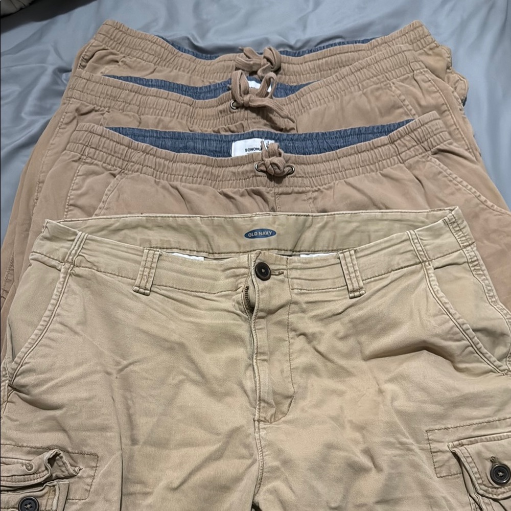 Tan Cargo Shorts bundle of 4 💚